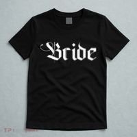 Bachelorette Party Wedding Honeymoon New Goth Bride T-Shirt thumb 5