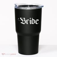 Bachelorette Party Wedding Honeymoon New Goth Bride Tumbler thumb 0