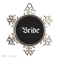 Bachelorette Party Wedding Honeymoon New Goth Bride Ornament thumb 0