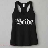 Bachelorette Party Wedding Honeymoon New Goth Bride Women's Tank Top thumb 3