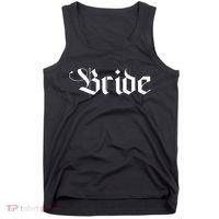 Bachelorette Party Wedding Honeymoon New Goth Bride Tank Top thumb 0