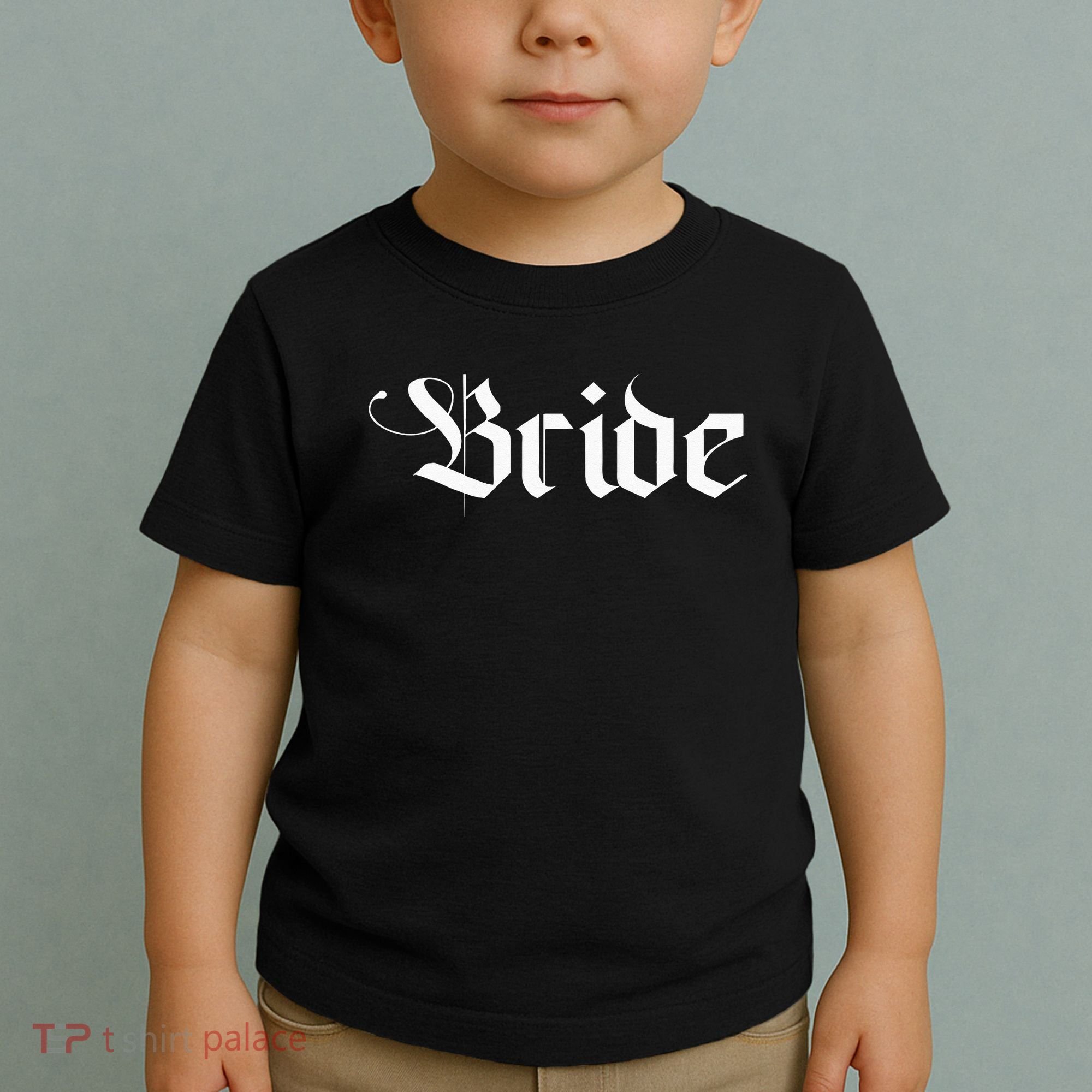 Bachelorette Party Wedding Honeymoon New Goth Bride Toddler T-Shirt