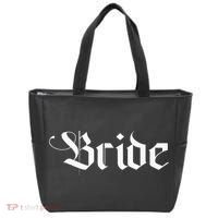 Bachelorette Party Wedding Honeymoon New Goth Bride Tote Bag thumb 0