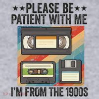 Be Patient With Me IM From The 1900s Women's Sweatshirt thumb 2