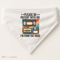 Be Patient With Me IM From The 1900s USA-Made Doggie Bandana thumb 0