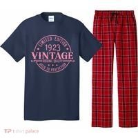 Birthday Queen 1923 Birthday Mom 100th Birthday Pajama Set thumb 0