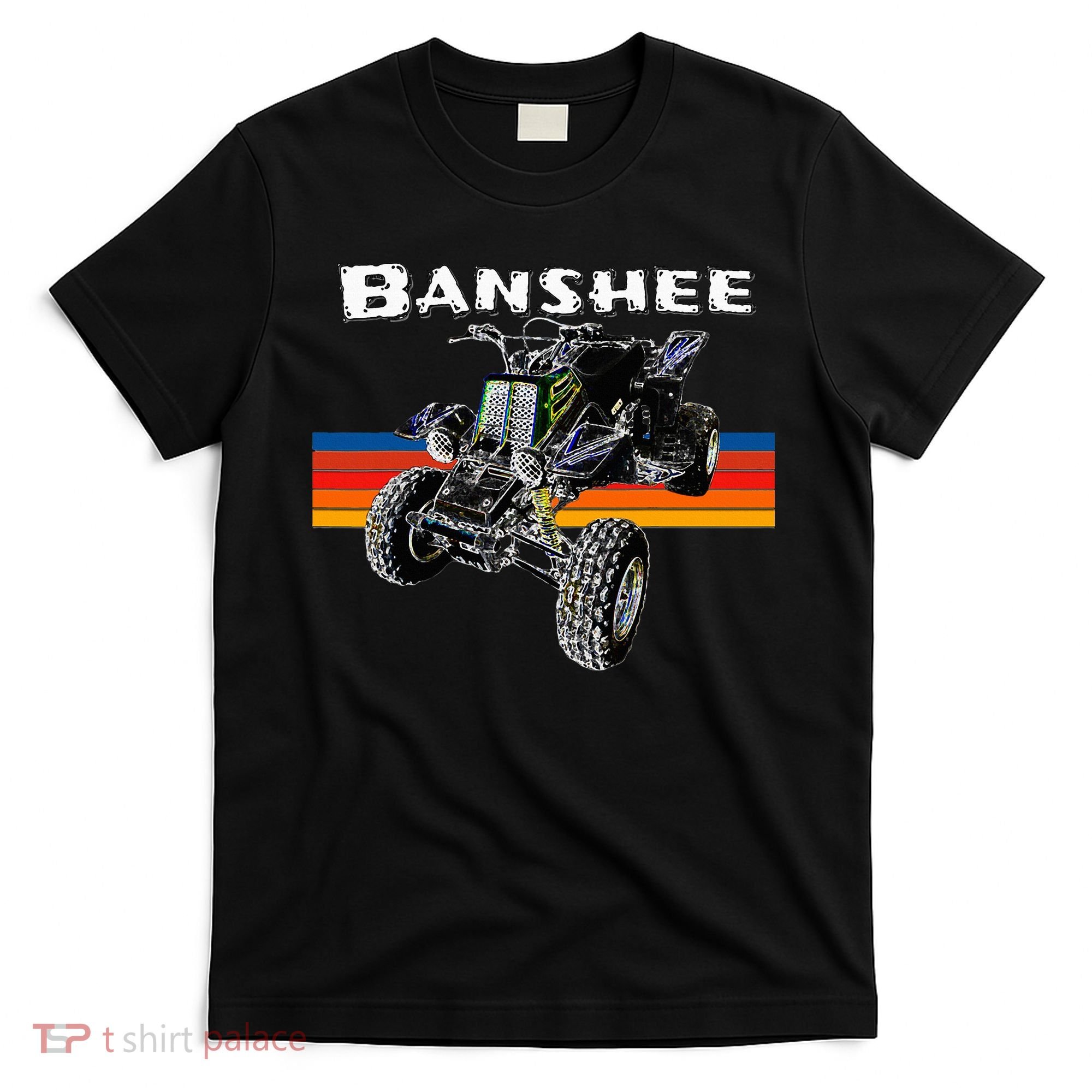 Banshee Quad Atv Atc Vintage Retro All Terrain Vehicle T-Shirt