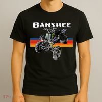 Banshee Quad Atv Atc Vintage Retro All Terrain Vehicle T-Shirt thumb 3