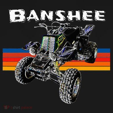 Banshee Quad Atv Atc Vintage Retro All Terrain Vehicle Tall Hoodie