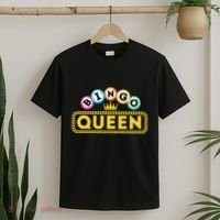 Bingo Queen Bingo Lover Gambler Gambling T-Shirt thumb 2