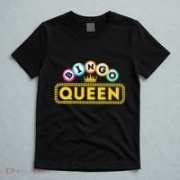 Bingo Queen Bingo Lover Gambler Gambling T-Shirt thumb 5