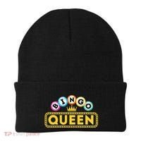 Bingo Queen Bingo Lover Gambler Gambling Beanie thumb 0