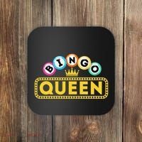 Bingo Queen Bingo Lover Gambler Gambling Coaster thumb 0