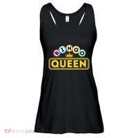 Bingo Queen Bingo Lover Gambler Gambling Ladies Essential Flowy Tank thumb 0
