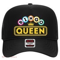 Bingo Queen Bingo Lover Gambler Gambling Hat thumb 0