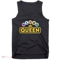 Bingo Queen Bingo Lover Gambler Gambling Tank Top thumb 0