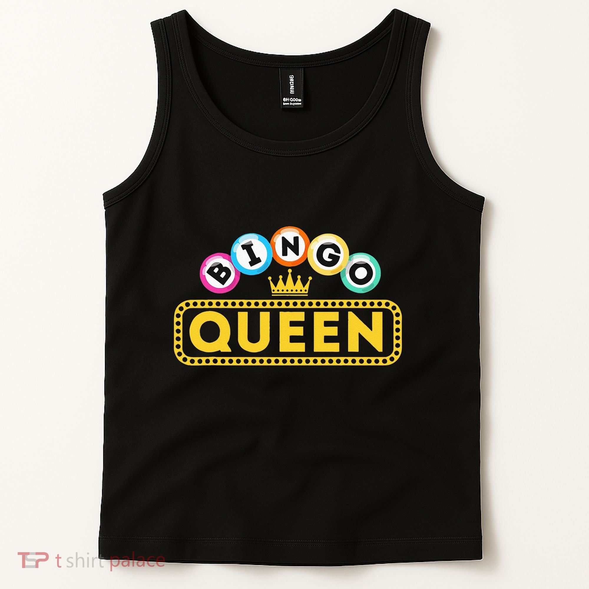 Bingo Queen Bingo Lover Gambler Gambling Tank Top