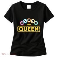 Bingo Queen Bingo Lover Gambler Gambling Women's T-Shirt thumb 0