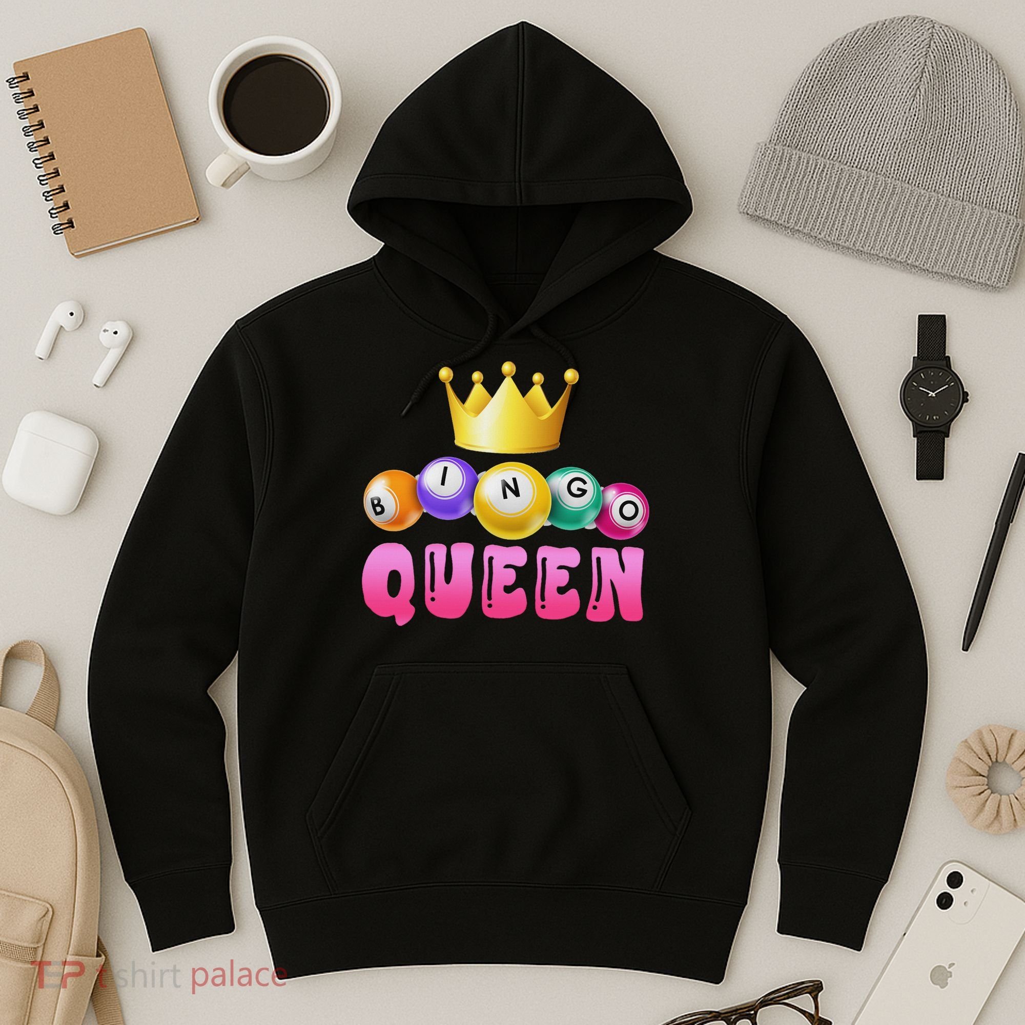 Bingo Queen Bingo Player Bingo Lover Bingo Hoodie