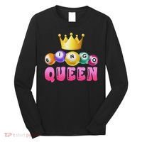 Bingo Queen Bingo Player Bingo Lover Bingo Long Sleeve Shirt thumb 0