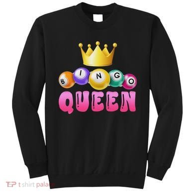 Bingo Queen Bingo Player Bingo Lover Bingo Sweatshirt