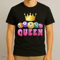 Bingo Queen Bingo Player Bingo Lover Bingo T-Shirt thumb 3
