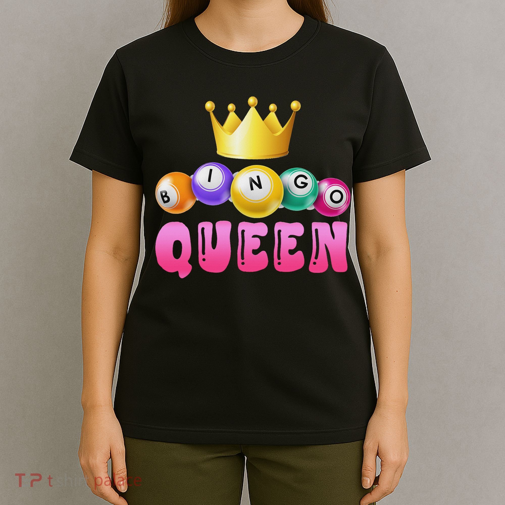Bingo Queen Bingo Player Bingo Lover Bingo T-Shirt