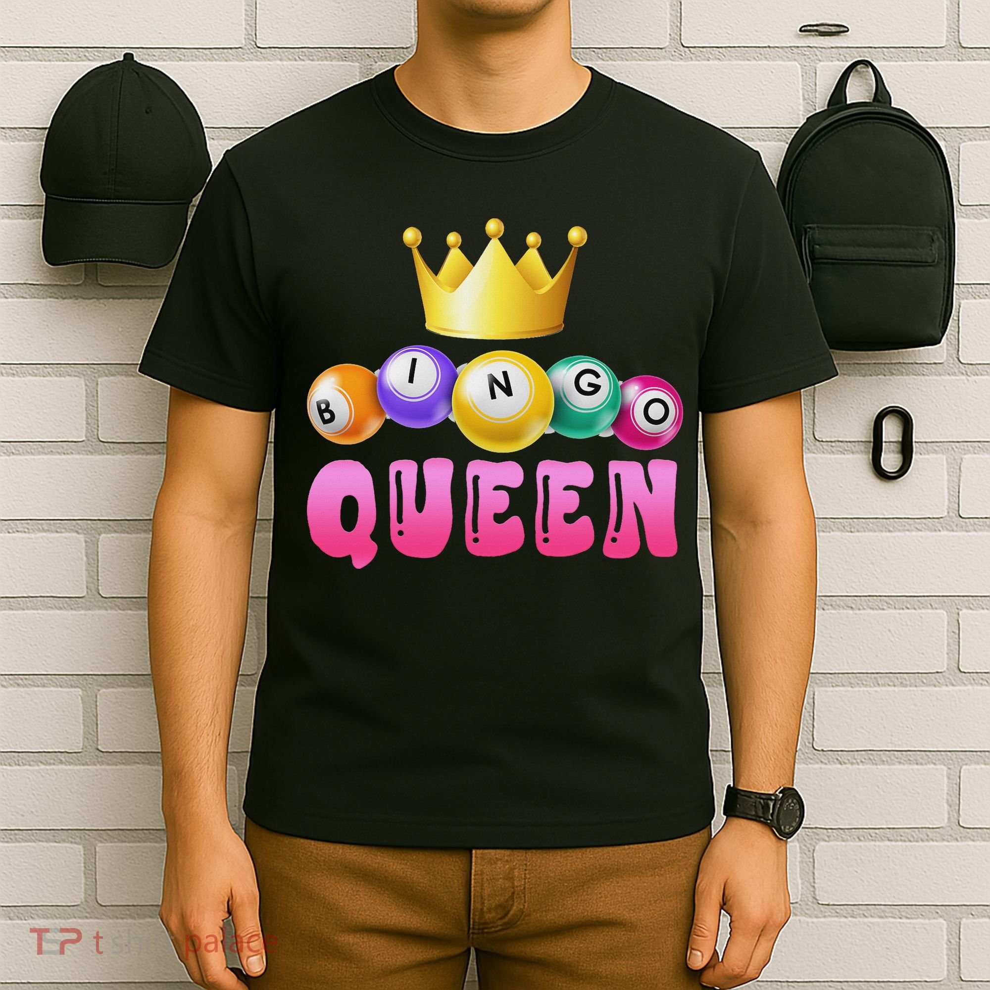 Bingo Queen Bingo Player Bingo Lover Bingo T-Shirt