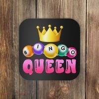 Bingo Queen Bingo Player Bingo Lover Bingo Coaster thumb 0