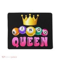 Bingo Queen Bingo Player Bingo Lover Bingo Mousepad thumb 0