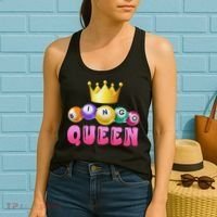 Bingo Queen Bingo Player Bingo Lover Bingo Women's Tank Top thumb 2