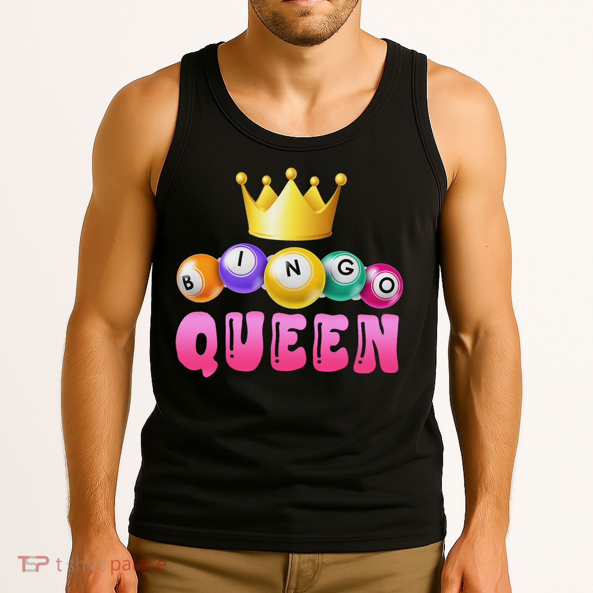 Bingo Queen Bingo Player Bingo Lover Bingo Tank Top
