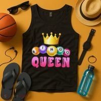 Bingo Queen Bingo Player Bingo Lover Bingo Tank Top thumb 4