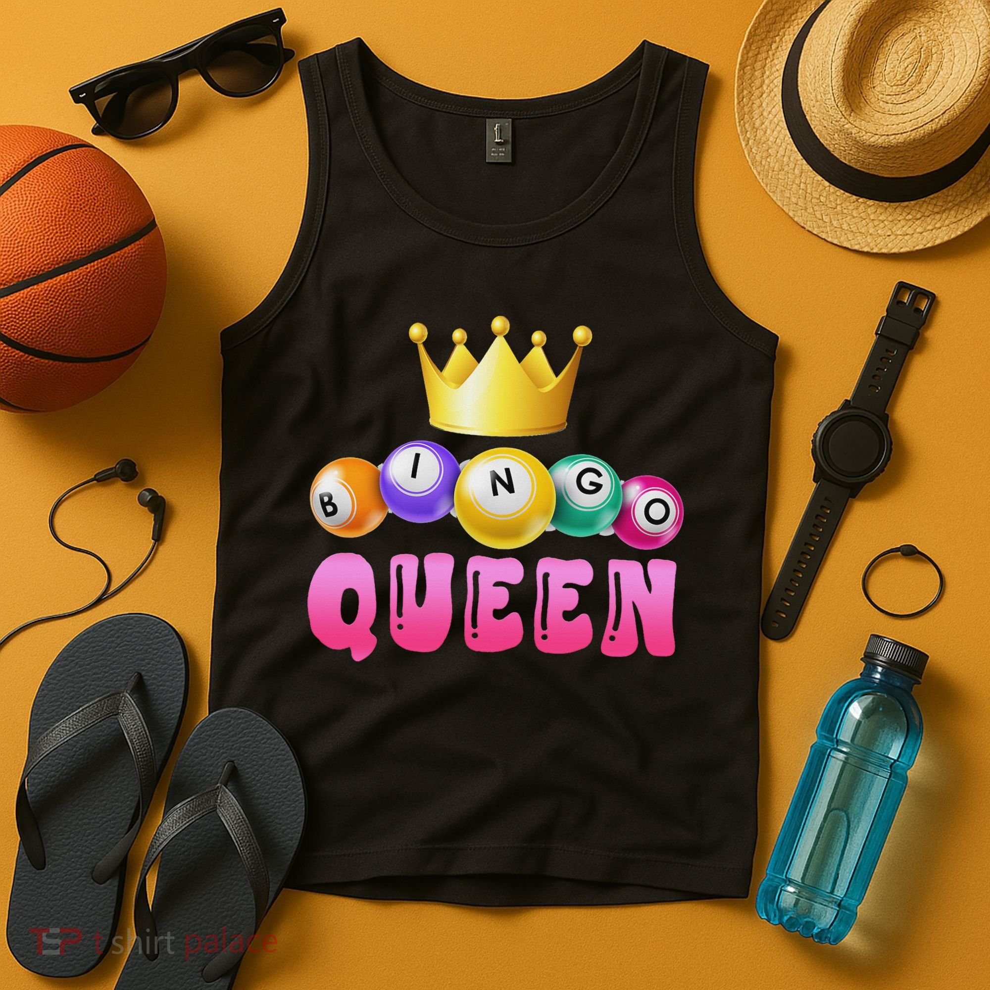 Bingo Queen Bingo Player Bingo Lover Bingo Tank Top