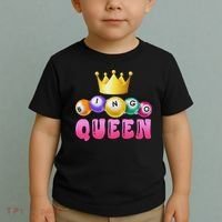 Bingo Queen Bingo Player Bingo Lover Bingo Toddler T-Shirt thumb 2