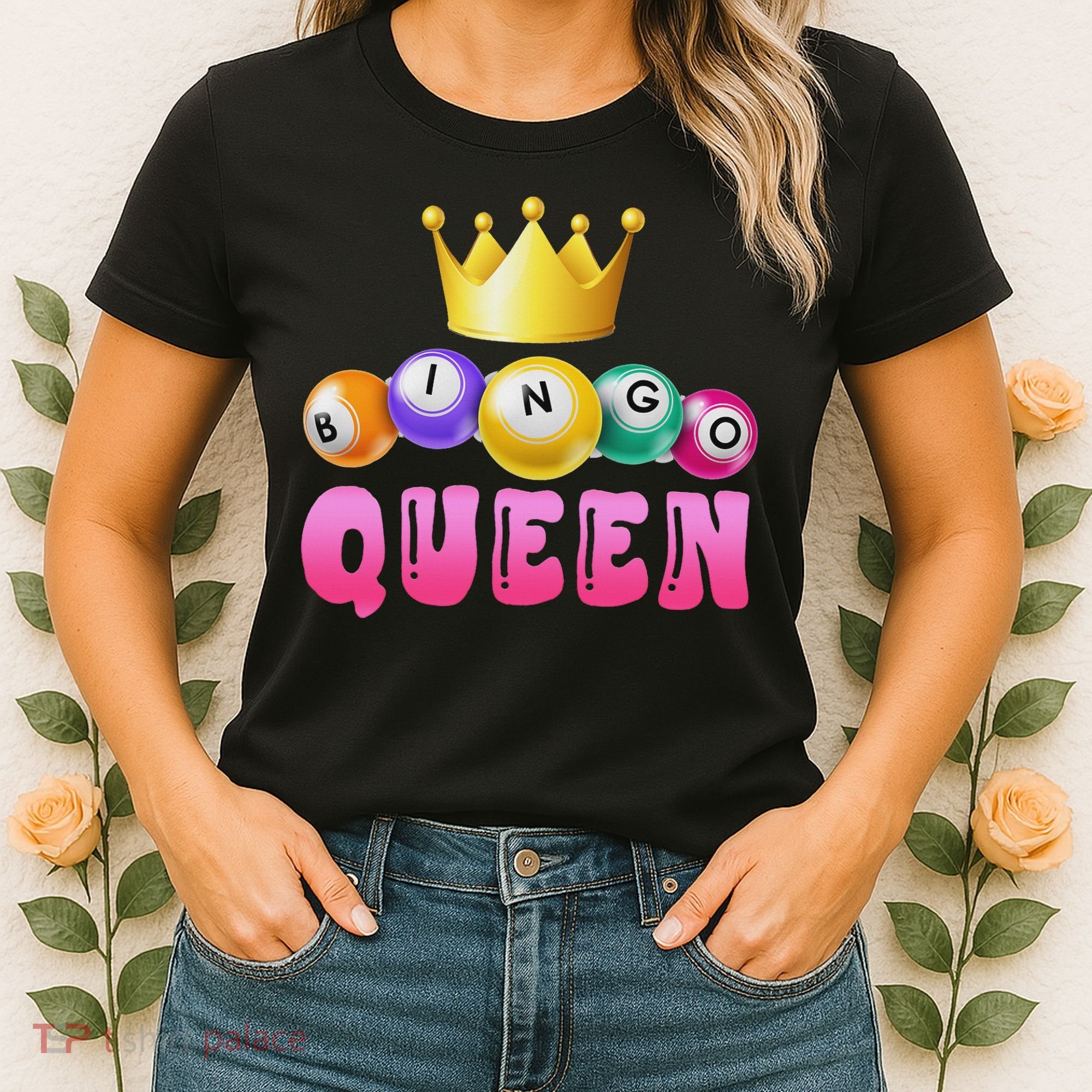 Bingo Queen Bingo Player Bingo Lover Bingo Women's T-Shirt