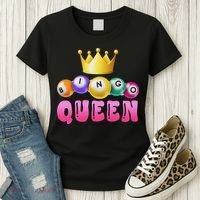 Bingo Queen Bingo Player Bingo Lover Bingo Women's T-Shirt thumb 3