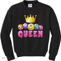Bingo Queen Bingo Player Bingo Lover Bingo Kids Sweatshirt thumb 0