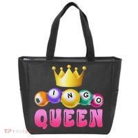 Bingo Queen Bingo Player Bingo Lover Bingo Tote Bag thumb 0