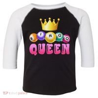 Bingo Queen Bingo Player Bingo Lover Bingo Toddler Fine Jersey T-Shirt thumb 0