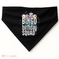 Bingo Queen Birthday Squad USA-Made Doggie Bandana thumb 0
