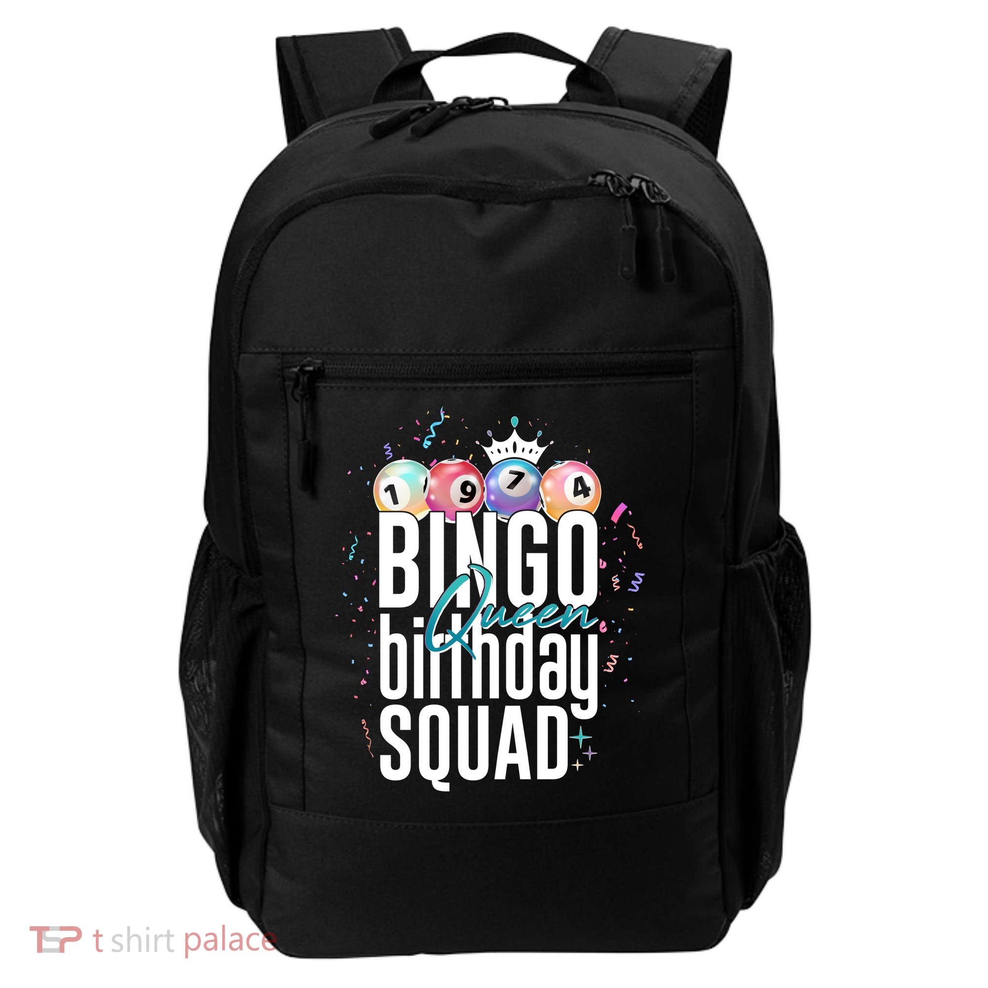 Bingo Queen Birthday Squad Backpack