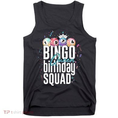Bingo Queen Birthday Squad Tank Top