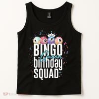 Bingo Queen Birthday Squad Tank Top thumb 2