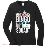 Bingo Queen Birthday Squad Women's Long Sleeve Shirt thumb 0