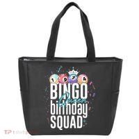 Bingo Queen Birthday Squad Tote Bag thumb 0