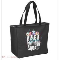 Bingo Queen Birthday Squad Tote Bag thumb 2