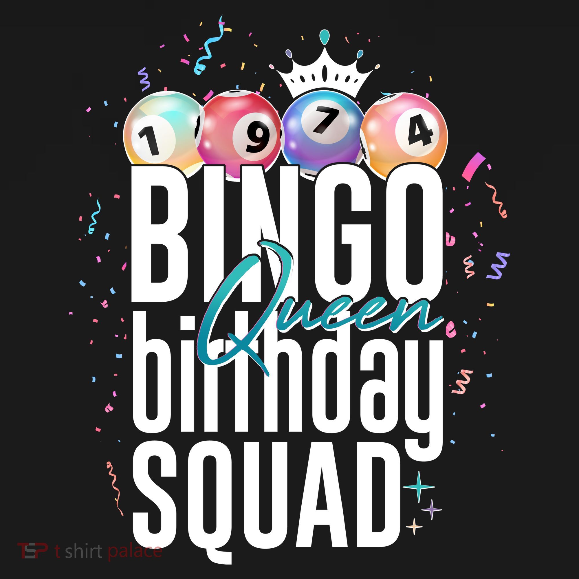 Bingo Queen Birthday Squad Tote Bag