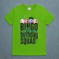 Bingo Queen Birthday Squad T-Shirt thumb 5