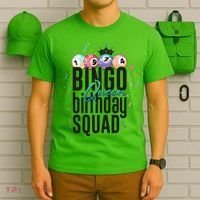 Bingo Queen Birthday Squad T-Shirt thumb 6